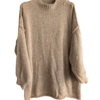 Pull marron long